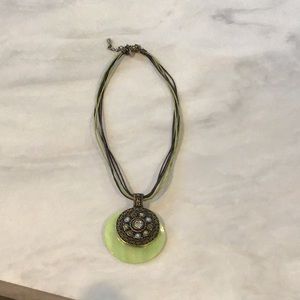 Lia Sophia abalone necklace